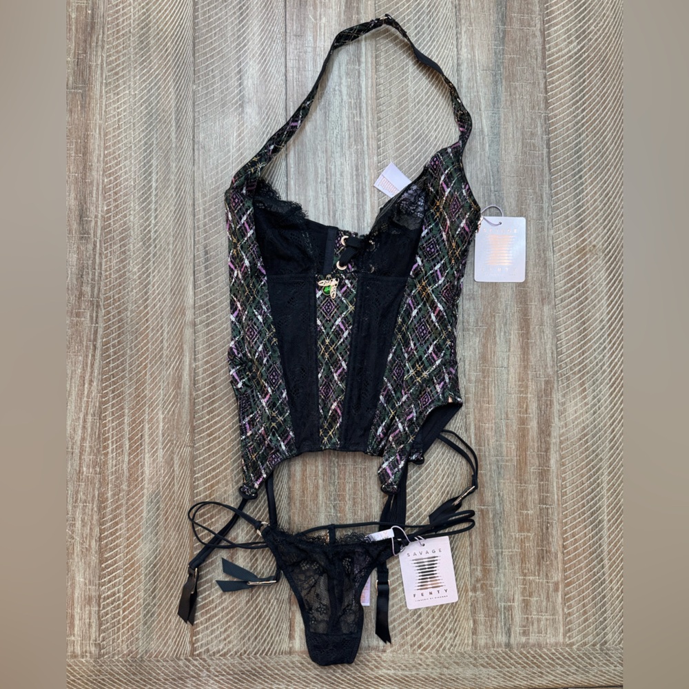 Savage X Fenty A Little Tart Corset & G-String Set